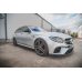 Накладки сплиттеры на пороги на Mercedes E W213 E63 AMG